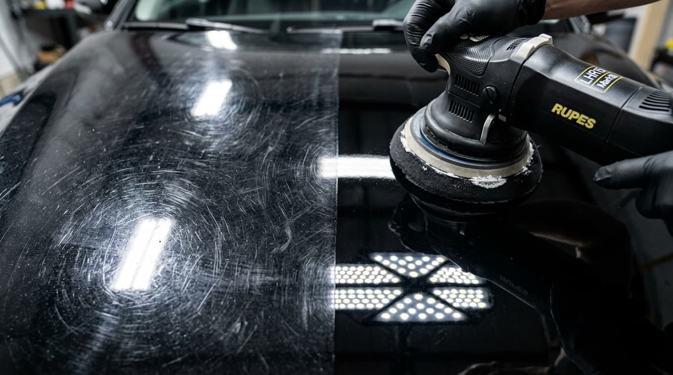 Multi-Stage Paint Swirl Correction