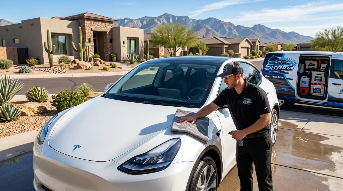 Tesla and Electric Vehicle Mobile Detailing in Tucson